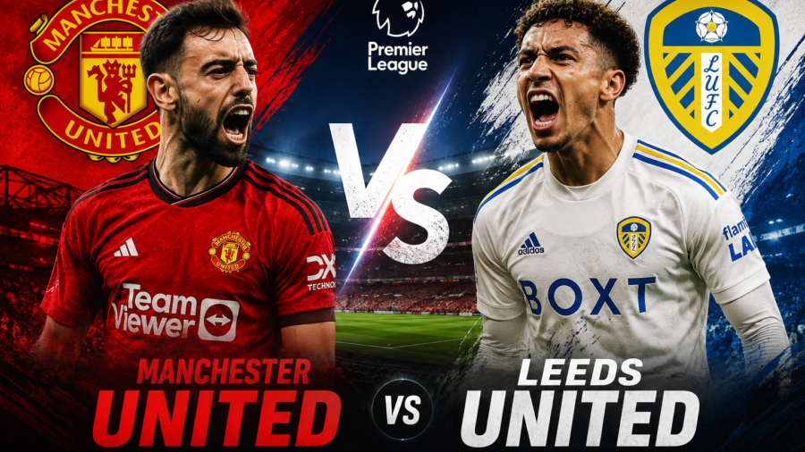 Manchester United vs Leeds United football match.