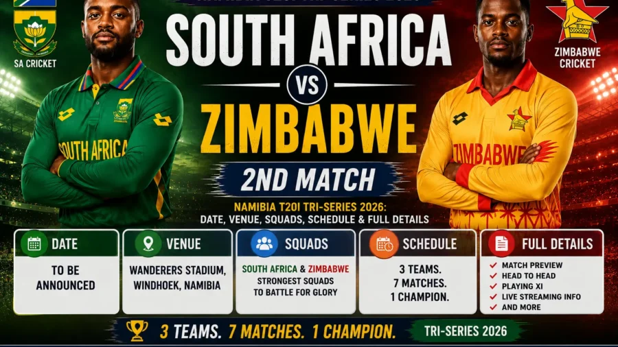 South Africa vs Zimbabwe 2nd Match