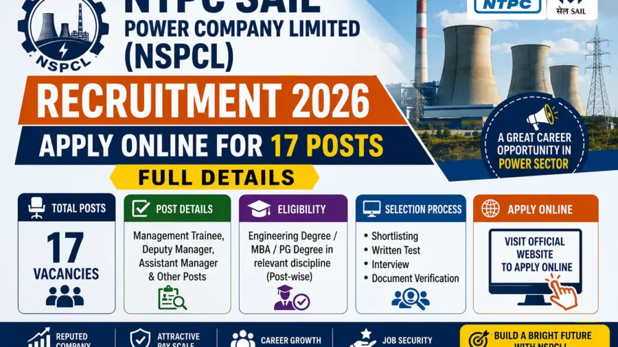 NTPC SAIL Power Company Limited Recruitment 2026