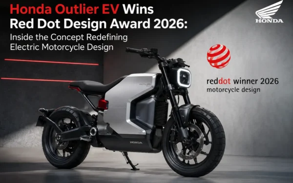 Honda Outlier EV Wins Red Dot Design Award 2026: Inside the Concept Redefining Electric Motorcycle Design