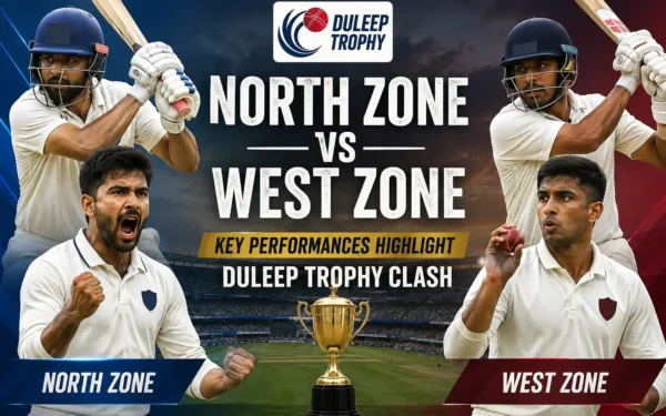 North Zone vs West Zone: Key Performances Highlight Duleep Trophy Clash