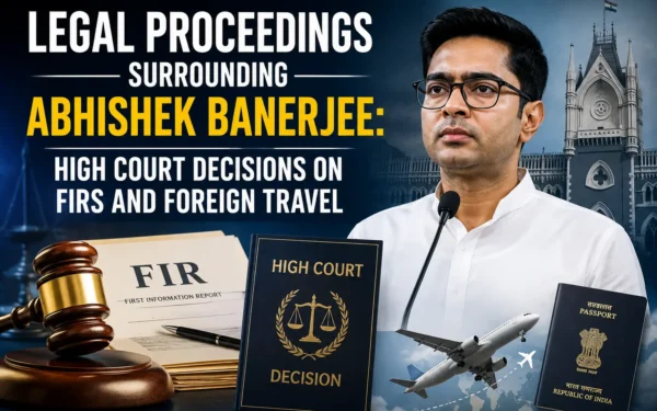 Legal Proceedings Surrounding Abhishek Banerjee: High Court Decisions on FIRs and Foreign Travel