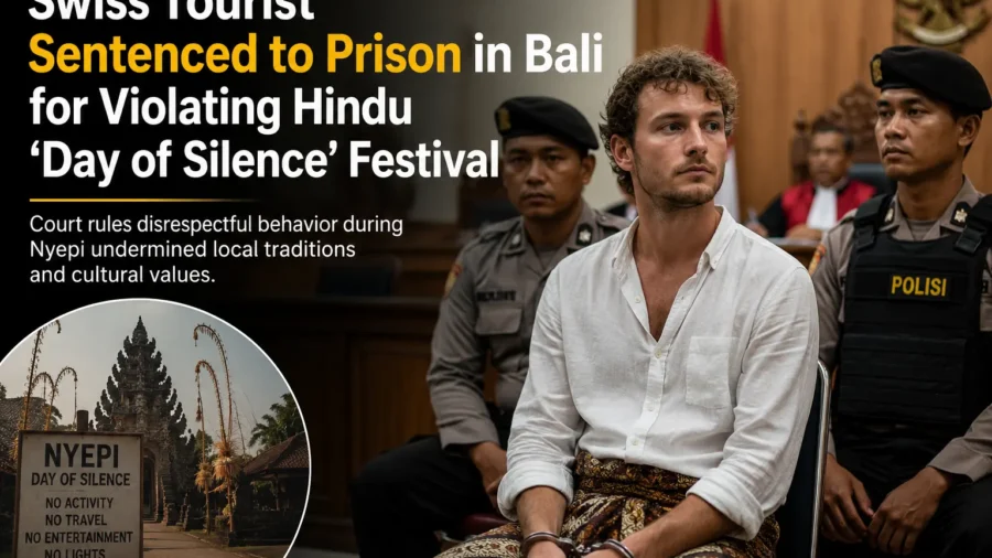 Swiss Tourist Prison Bali Day of Silence