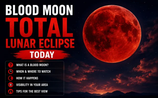 BLOOD MOON TOTAL LUNAR ECLIPSE TODAY: What You Need To Know