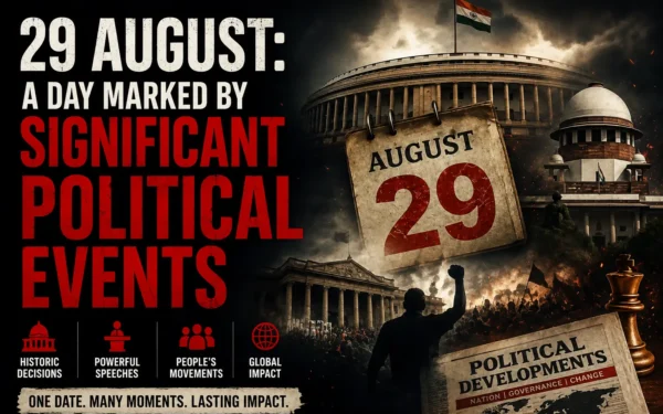 29 AUGUST: A Day Marked by Significant Political Events