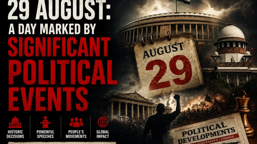 29 august Political Events