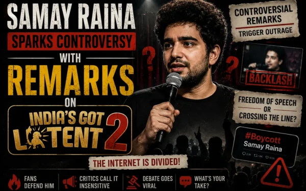 SAMAY RAINA Sparks Controversy With Remarks on India’s Got Latent 2