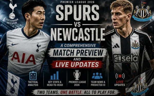 SPURS VS NEWCASTLE: A Comprehensive Match Preview and Live Updates