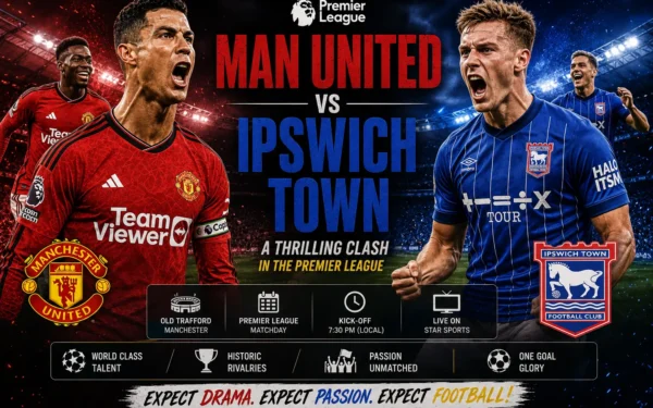 MAN UNITED VS IPSWICH TOWN: A Thrilling Clash in the Premier League