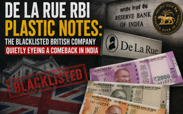 De La Rue RBI Plastic Notes: The Blacklisted British Company Quietly Eyeing a Comeback in India