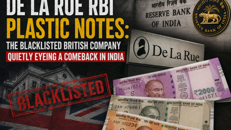 De La Rue RBI plastic notes