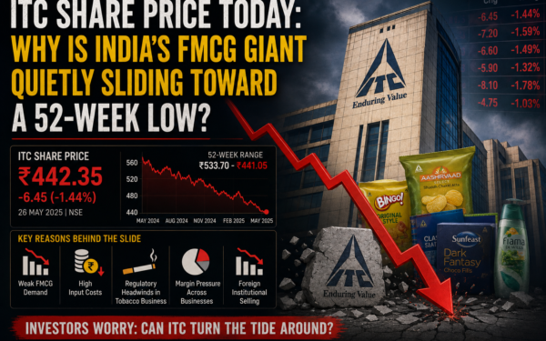ITC Share Price Today: Why Is India’s FMCG Giant Quietly Sliding Toward a 52-Week Low?