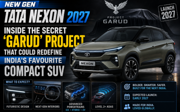 New Gen Tata Nexon 2027: Inside the Secret ‘Garud’ Project That Could Redefine India’s Favourite Compact SUV