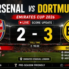 Arsenal vs Dortmund Final Score