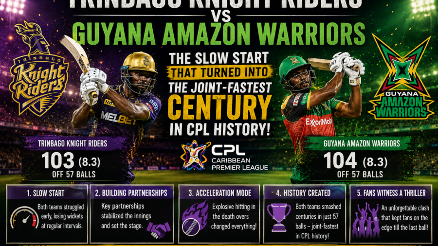 Trinbago Knight Riders vs Guyana Amazon Warriors