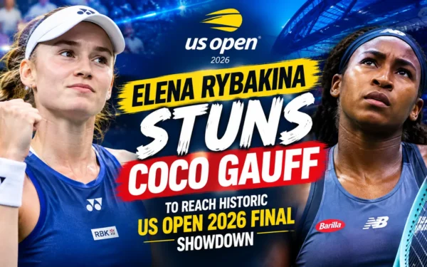 Elena Rybakina Beats Coco Gauff to Reach US Open 2026 Final