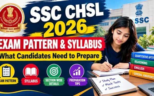 SSC CHSL 2026 Exam Pattern & Syllabus: What Candidates Need to Prepare