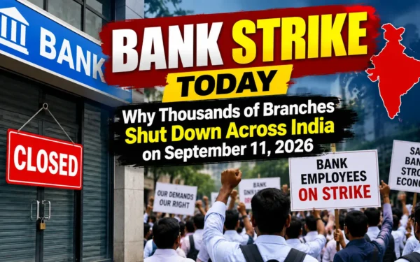 Bank Strike Today: Why Thousands of Branches Shut Down Across India on September 11, 2026