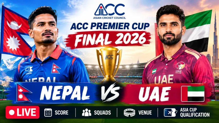 Nepal vs UAE ACC Premier Cup Final 2026
