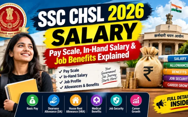 SSC CHSL 2026 Salary: Pay Scale, In-Hand Salary & Job Benefits Explained