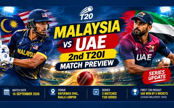 Malaysia vs UAE 2nd T20I