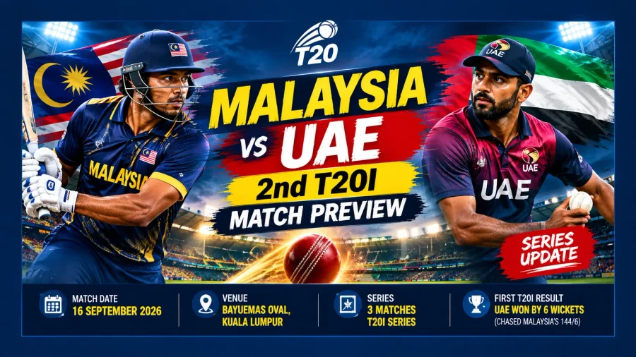 Malaysia vs UAE 2nd T20I