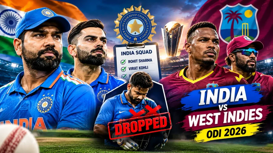 India vs West Indies ODI Squad 2026
