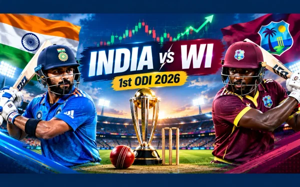 India vs West Indies 1st ODI 2026: Full Squads, Venue and Everything Before the Series Opener