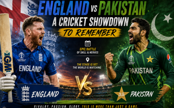 England vs Pakistan: A Cricket Showdown to Remember