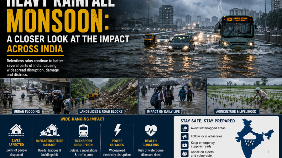 Heavy Monsoon Rains in India