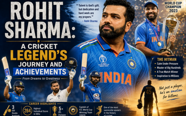 Rohit Sharma: A Cricket Legend’s Journey and Achievements