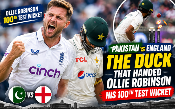 Pakistan vs England: The Duck That Handed Ollie Robinson His 100th Test Wicket