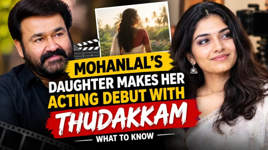 Mohanlal's Daughter Makes Her Acting Debut With Thudakkam