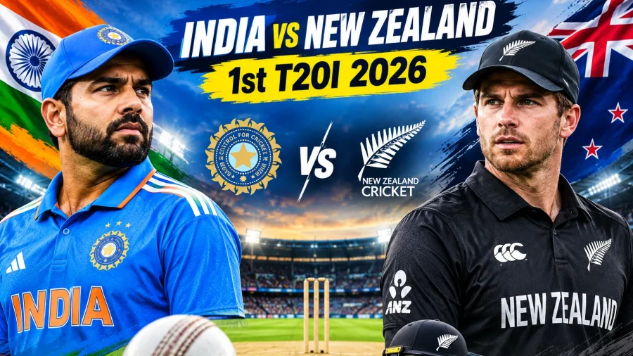 India vs New Zealand 1st T20I 2026