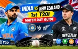 India vs New Zealand 1st T20I