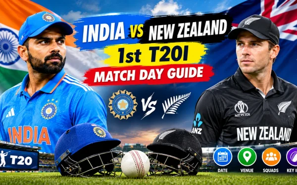 India vs New Zealand 1st T20I: Match Day Guide