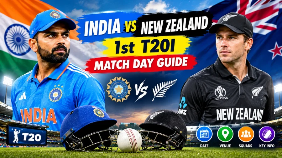 India vs New Zealand 1st T20I