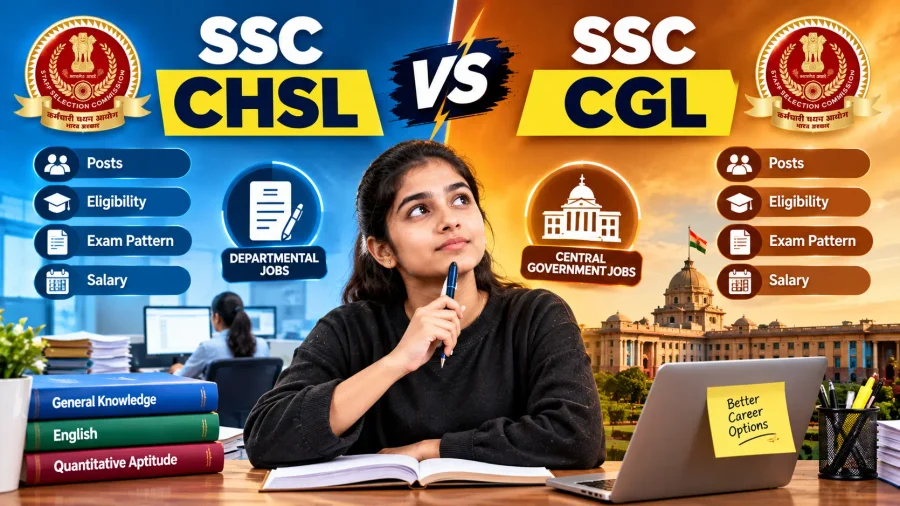 SSC CHSL vs SSC CGL
