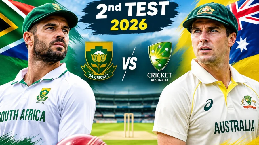 South Africa vs Australia 2nd Test 2026